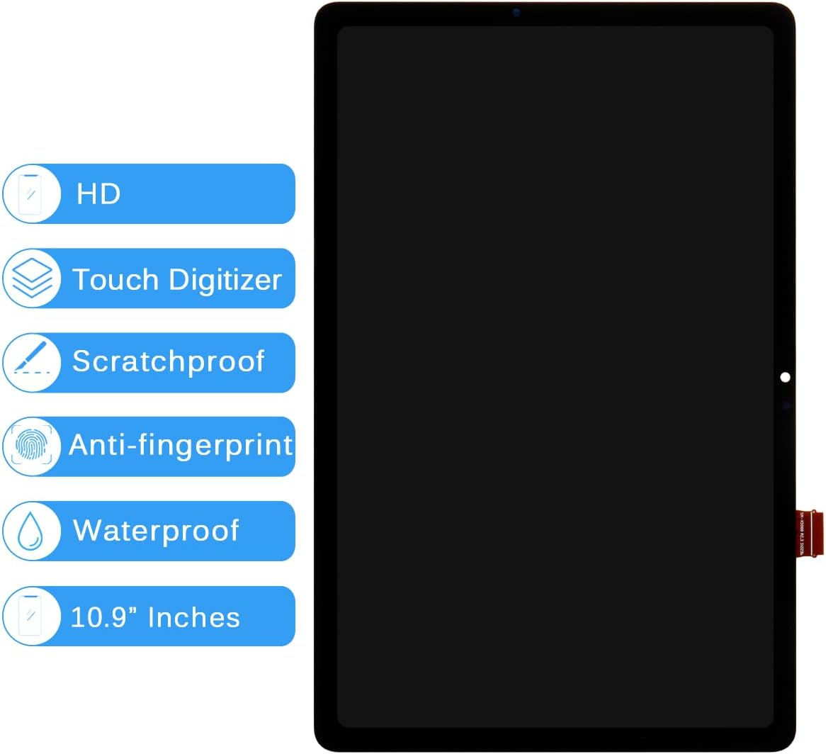 for Samsung Galaxy Tab S9 FE Screen Replacement for Samsung Tab S9 FE 5G SM-X510 SM-X516B LCD Display Touch Screen Digitizer Assembly 10.9 inch Black(Not for S9 FE+)