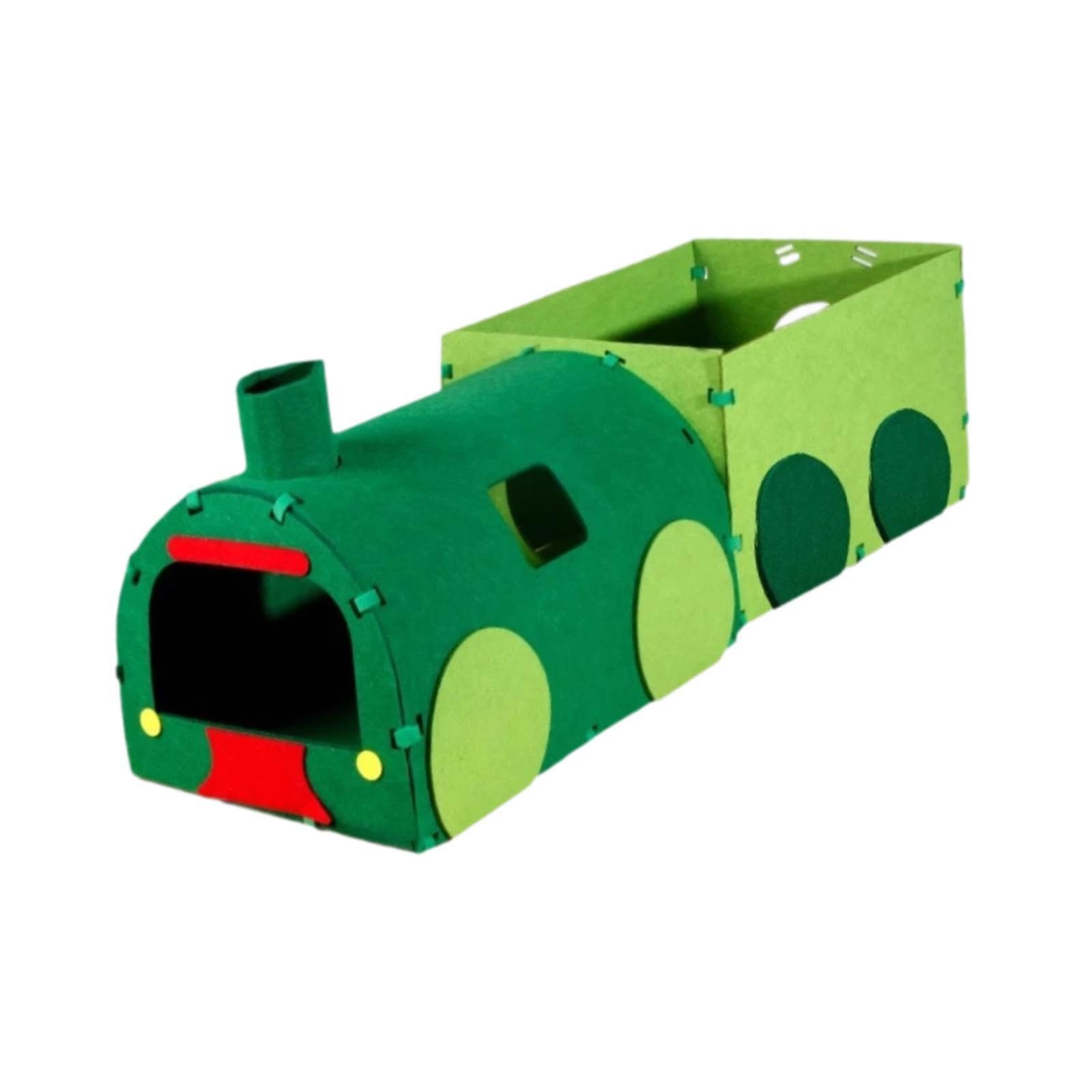 Tunnel pour Chats avec Entrées et Cachette, Idéal pour Les, Chatons et Petits Animaux, 2 Volets