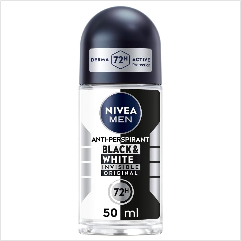Nivea Men 48h Invisible for Black & White Anti-Perspirant Roll On