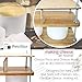 Wooden Cheese Press For Cheese Making 16 In Natural Oak 18 mm Thick - Cheese Making Kit With Wooden Cheese Press and 2 Cheese Molds 1/2 Gal, Cheesecloth, Springs and Measuring Scale Included
