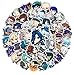 50Pcs Anime Stationery Stickers Genshin Impact Chibi Cute Kawaii Sticker Stationery Student Cartoon Manga Waterproof Graffiti Decorate
