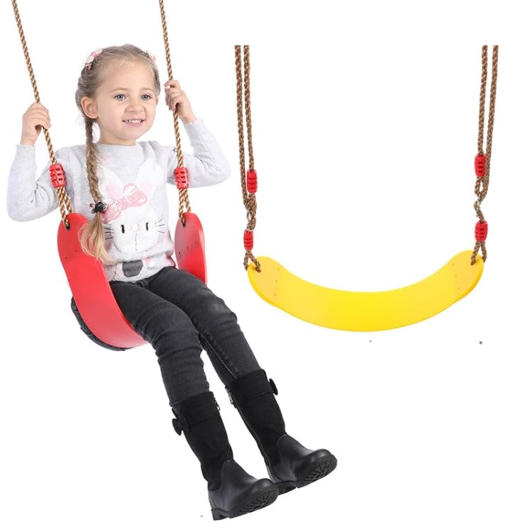 ELBME® Indoor and Outdoor Sports Children Swing EVA Soft Board Swing-image-27