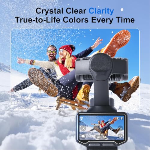 Image of M.G.R.J Tempered Glass Screen Protector for Insta360 Luna Ultra Gimbal Camera (Set of (2) Screen Tempered Glass & (2) Lens Protector) (Transparent)