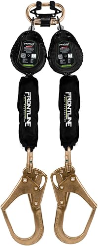 Miniatura 13 de Frontline RPW061R 6 pies de red SRL de una sola pierna con gancho de acero para barras de refuerzo Ligero y duradero Frenado de acción rápida