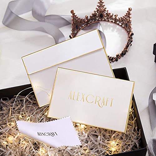 ALEXCRAFT Paperclip catena collana bracciale set