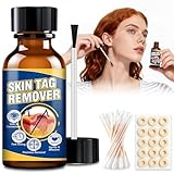 HuakChai Verruche Rimozione, Liquido da 20 ml per la Wart Remover, Fibromi Penduli Rimozio...