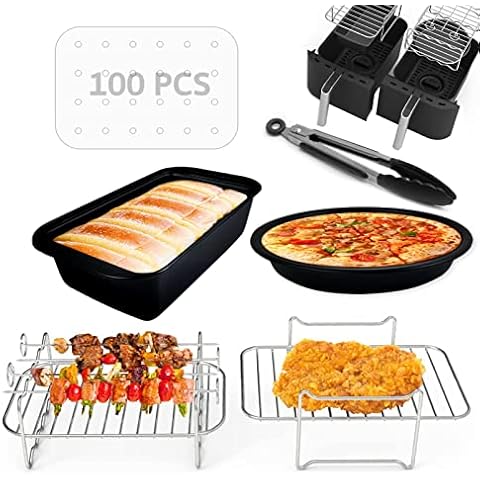 Juego de 6 Accesorios para Freidoras de Aire Dual Cover