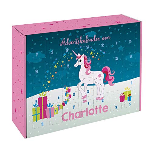 Striefchen® Einhorn Adventskalender zum Befüllen für Kinder mit Ihrem...