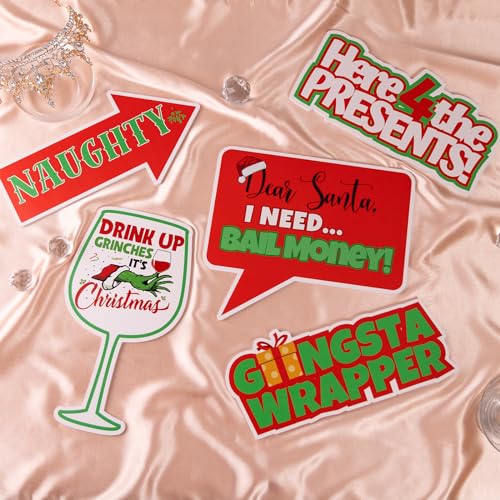 Elevate Your Photo Booth Experience with Durable & Waterproof Photo Booth Props - Perfect for Weddings, Birthdays, & Photo Booth Businesses - PVC Foamboard Photo Props -10 Pieces per Set - Image 5