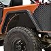 EAG Steel Rear Fender Flare Armor Fit for 76-86 Wrangler CJ7