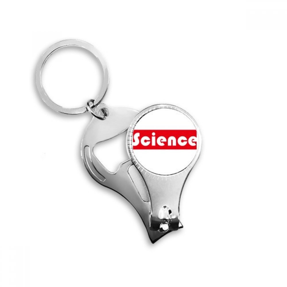 Pince à ongles rouge Course and Major Science pour pédicure à domicile