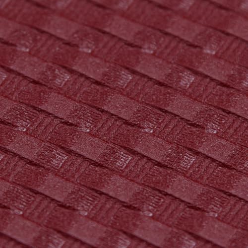 HOLSTEX Thermoform Sheet - (Basketweave Texture) - (.093 Thickness) - (8in x 12in Sheet) - (Blood Red) - (1 Sheet) - for Holster Making, DIY Cosplay, Airsoft Armor