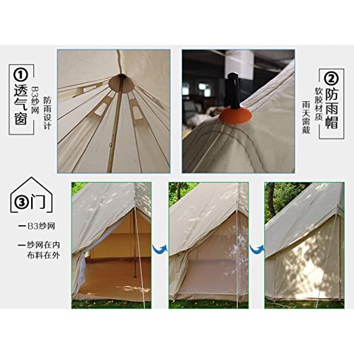 Carpa grande de camping impermeable para 8+ personas miniatura 5