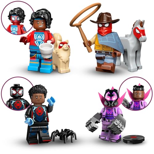 Lego Spiderman Minifigure 12 Örümcek Adam Figürü Serisi: Örümcek Ayetinin Karşısında Lego Minifigür 71050 Komple Set (Baskılı Karo Dahil)