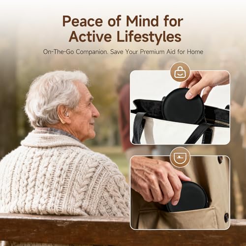 Image of Retekess TE201 Hearing Aids for Seniors, Gift for Parents, Beginners & Backup, Safe&Clear Sound,Movie Mode,40H Battery Life with Charging Case,Discreet Design Rechargeable OTC Hearing Aid Kit