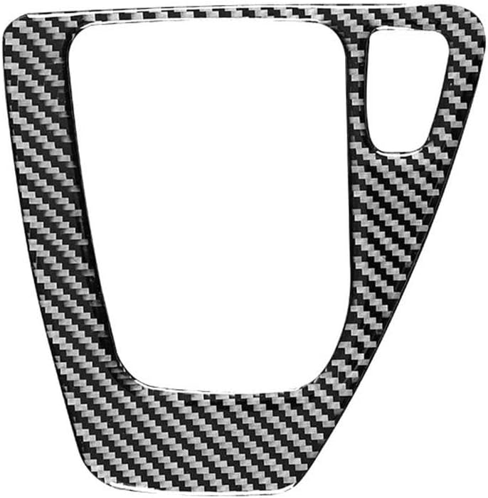 Auto Parts For BMW 3 Series E90 E92 2005-2012 Carbon Fiber Interior Car Gear Control Panel Trim Cover Decoration Stickers(RHD-A)