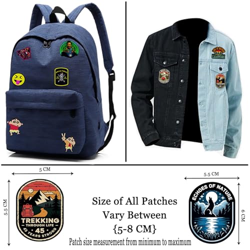Image of Lazychunks New Unique Mountain,Super heroSpace,Mars,God,Camping,Outdoor Living Patches|New Clothing Accessories for Enhance The Beauty of T-Shirt,Jacket,Bags,Caps,etc.