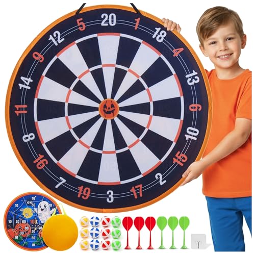 Jumbo Kids Dart Board Set Halloween Party Games for Kids (Halloween 73cm)