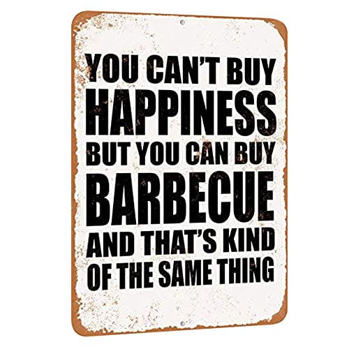 TCHPAX 12X8 -Aluminum Metal Sign - You Can't Buy Happiness