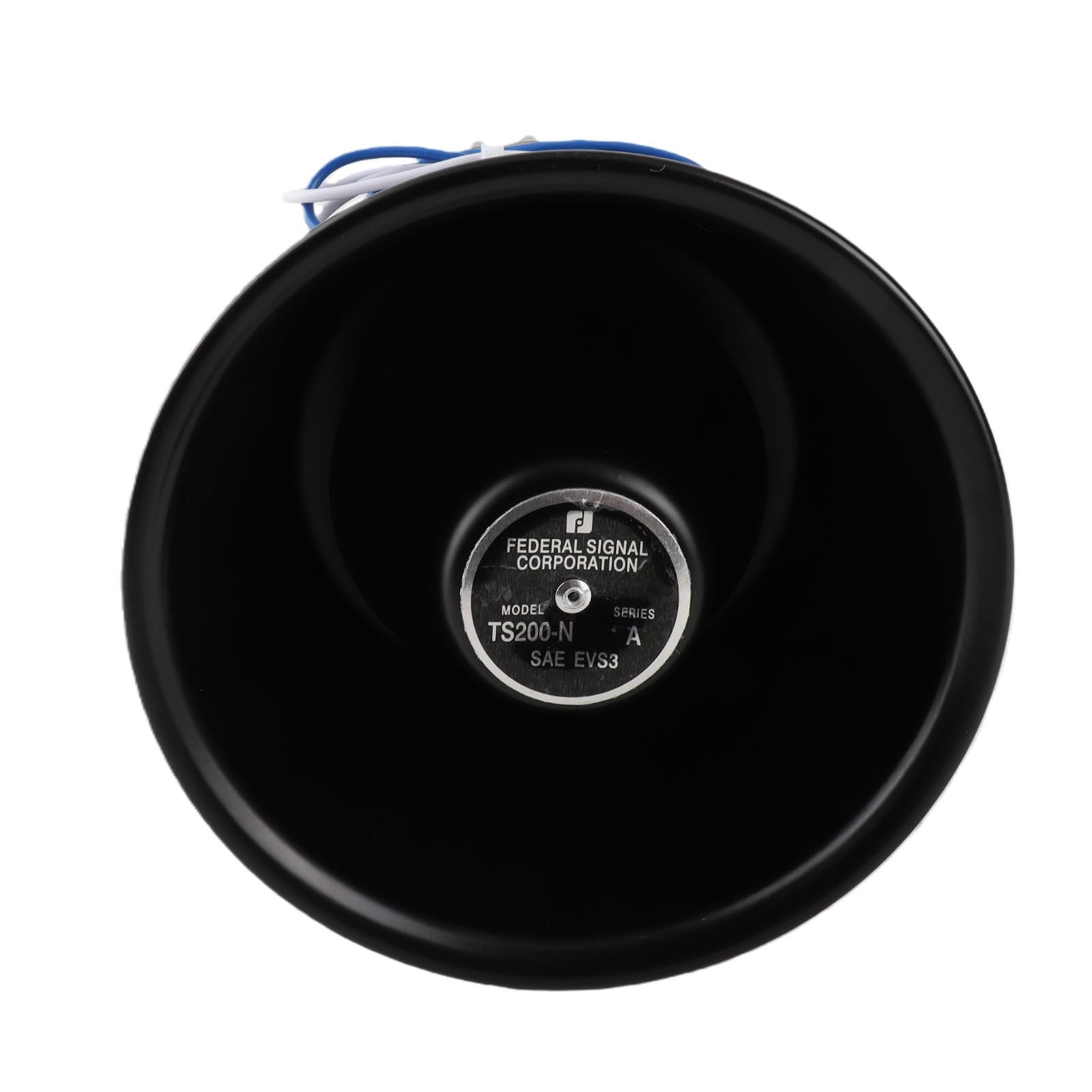 Tbest Haut-parleur de Sirène D'avertissement 200 W 130 DB, Cône D'alarme D'urgence, Klaxon de Voiture pour Camion, Ambulance, Routier, Haut-parleur en Alliage D'aluminium Haute