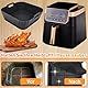 Silikonform Heißluftfritteuse für Ninja Heißluftfritteuse Max Pro 6,2L AF180EU Philips HD9270, Wiederverwendbares Ninja Airfryer Zubehör Silikon Einsätze für 6,2L AF180DE 4,7L AF140EU