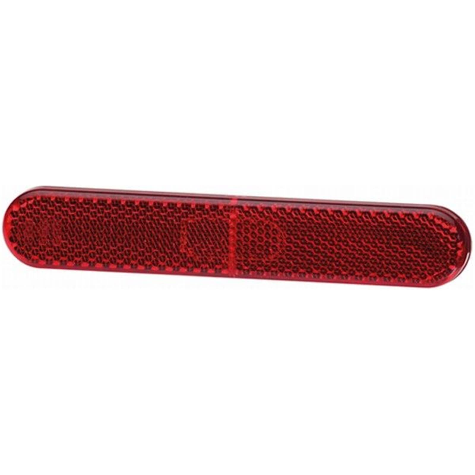 HELLA Catarifrangente rosso ovale incollato montaggio esterno posteriore 8RA 009 226-131