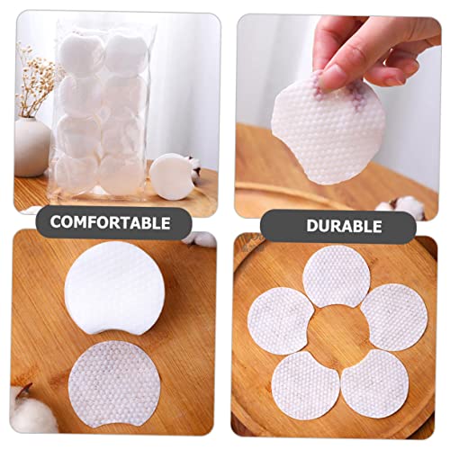 STAHAD 600 Unidades Algodão Removedor De Maquiagem Padrão Pérola Rodadas De Algodão Para Rosto Almof