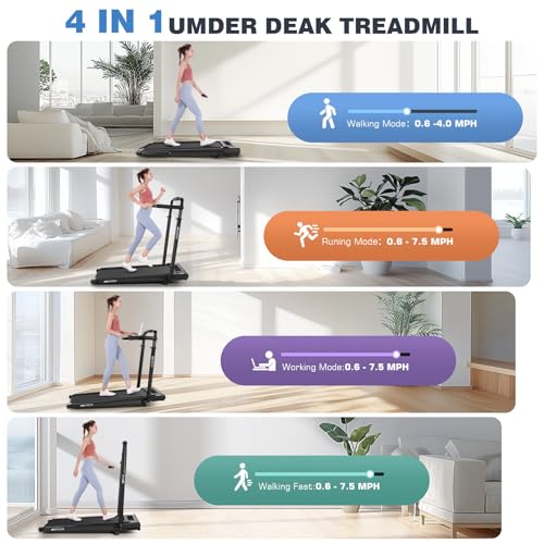 ANCHEER TR-6012 Walking Pad with 12% Incline & Adjustable Desk — view 6