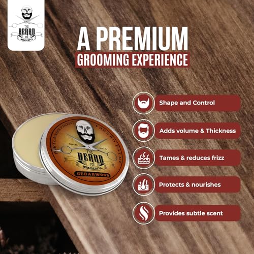 Beard-Balm-Moustache-Balm-60ml-Beard-Growth-Nourishes-Facial-Skin-Natural-Ingredients-Jojoba-oil-Shea-Butter-and-Beeswax-Cedarwood