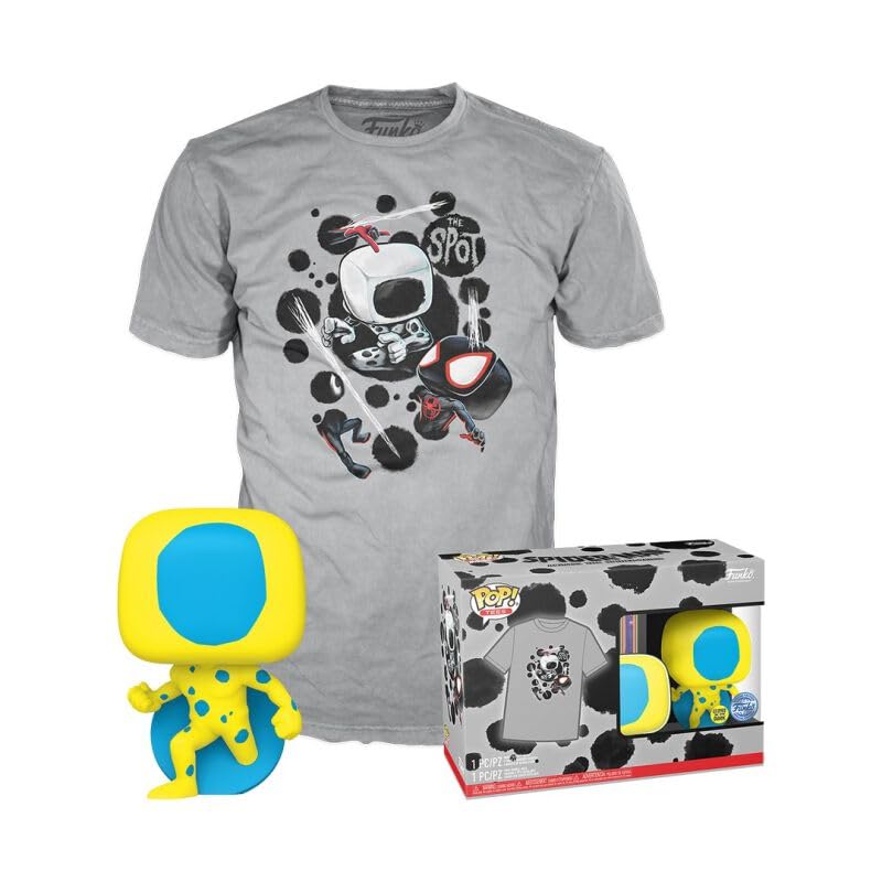 Loungefly POP! & Tee: Spider-Man: Across The Spider-Verse, light, Glow In The Dark, XL, Spider-man