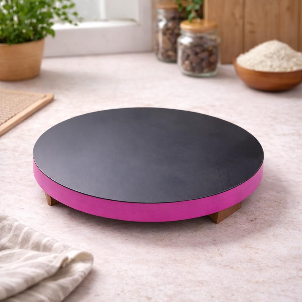 Jaipur Ace Juego combinado de madera de palisandro puro hecho a mano de madera de palisandro Chakla Belan/Roti/Chakla Belan/Chapati Maker/Papad Chakla para el hogar y la cocina