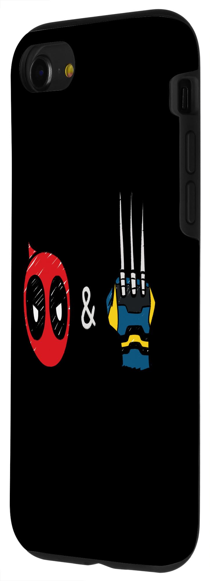 Marvel Studios Deadpool & Wolverine Mask & Claw Emoji Icons Case for iPhone SE (2020) / 7 / 8 - Image 2