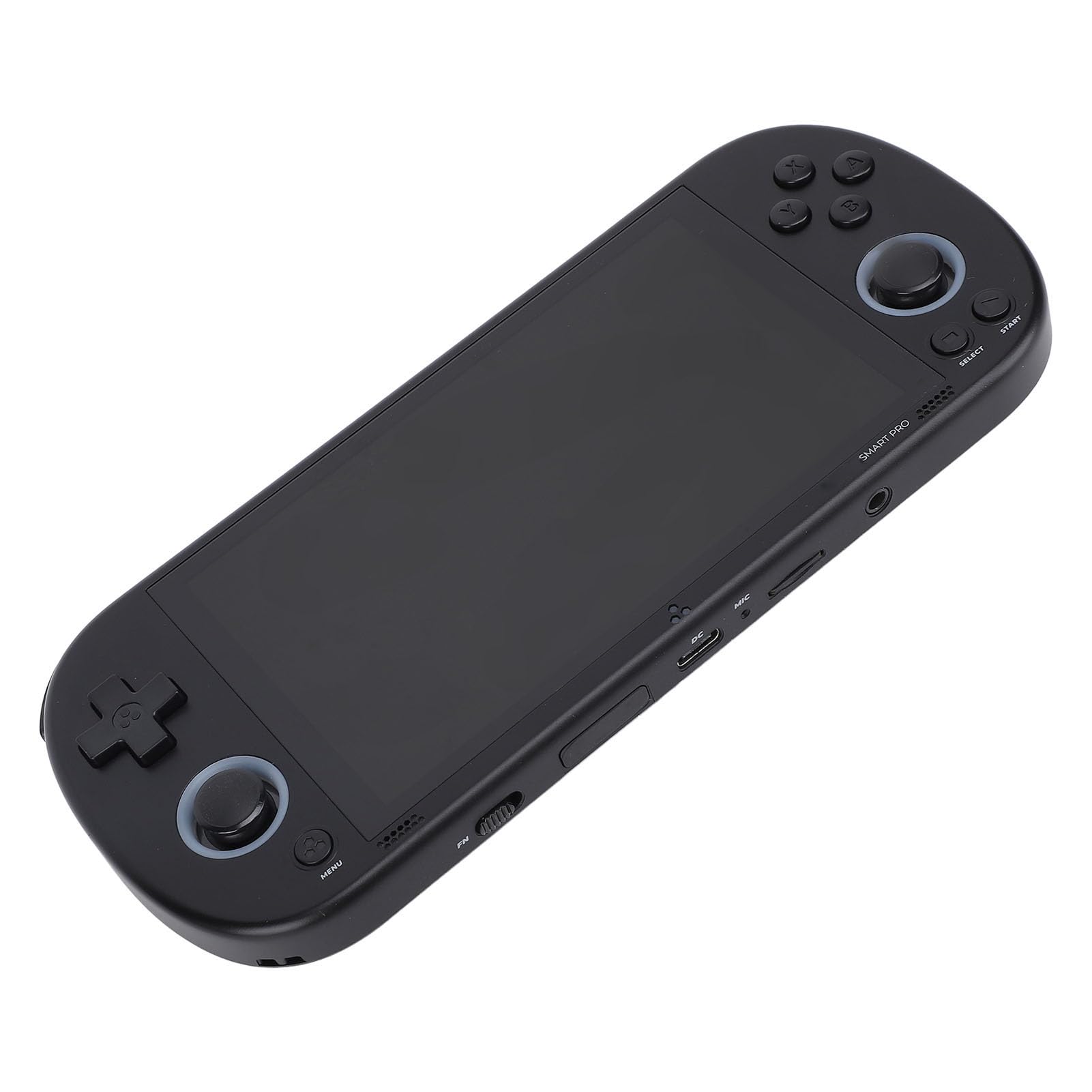 Handheld Console Game, Przenośne Konsole Gier 5000 MAh Pojemność Baterii 4,96 Cala IPS Ekran z światłem Otoczenia dla Rozrywki (BLACK)