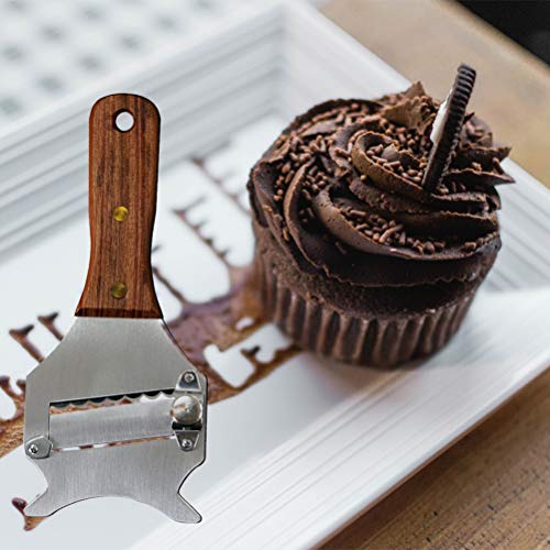 Rallador genérico para trufa, chocolate y queso con mango de madera miniatura 5