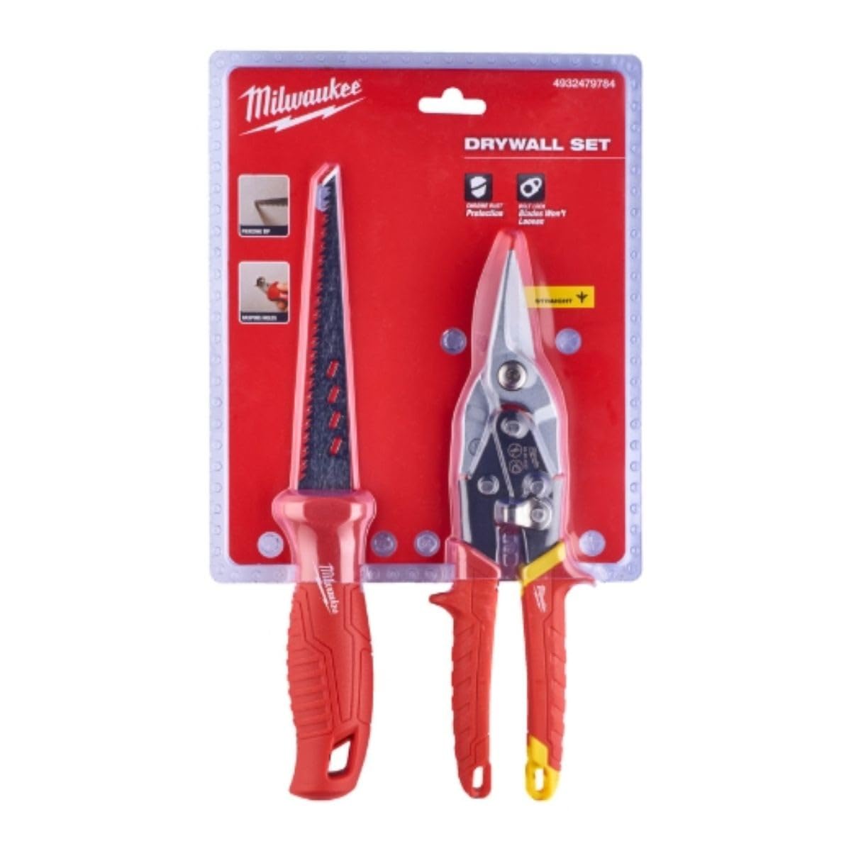 Milwaukee Set di cartongesso, 2 pezzi, nero