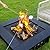 EcoNook 32 inch Fire Pit, Square Outdoor Fire Pit Table with Spark Screen & Fire Poker, 3-in-1 Multipurpose Firepits for Outside, Fireplace for Yard, Garden, Patio