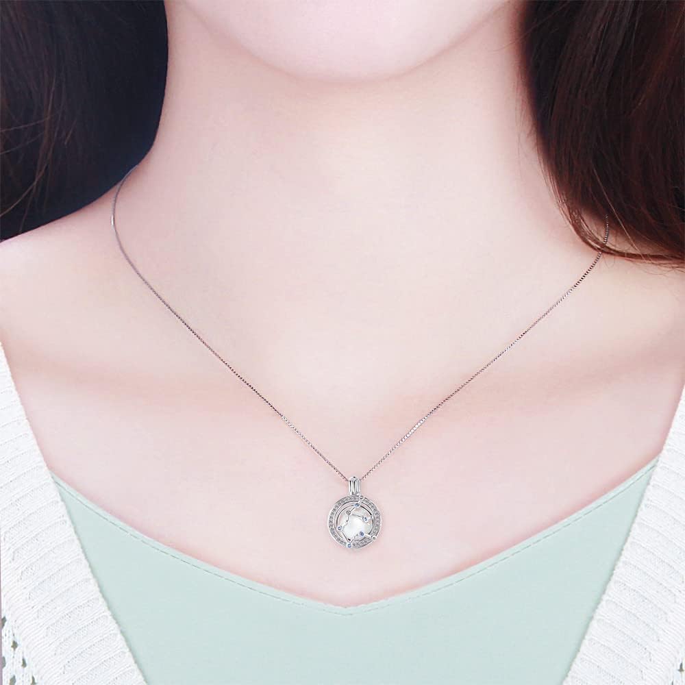 925 Sterling Silver Constellation Cage Pendants Crafting Charm for DIY Necklace Bracelet Jewelry Making - Image 6