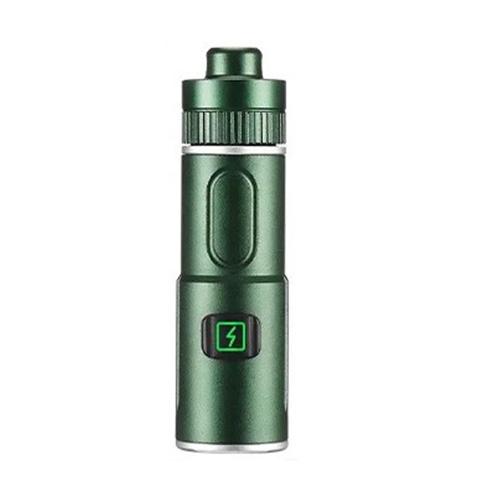 Rechargeable Torch, LED Small Flashlight USB Rechargeable EDC Keychain Flashlights Waterproof Portable Key Ring Mini Flash Light for Camping Hiking for Camping,Hiking(Green)