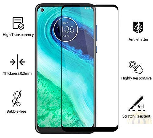 Image of Screen Protector for Oppo Reno 5 (Black) Tempered Glass Edge-to-Edge 6D Screen Guard With Installation Kit