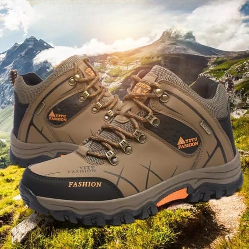 Men Winter Snow Boots Water Resistant Warm Fur Lined Anti Slip Waterproof Hiking Work Work Ankle Shoes Casual Lightweight Hiking Outdoor Trekking Boot snow boots for men3
