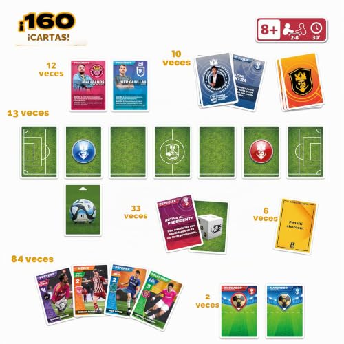 Miniatura 3 de IMC Toys Juego de Cartas Kings League- El Primer Juego de Cartas Oficial de la Kings League NIÑOS y NIÑAS +8 años