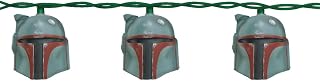 STAR WARS Kurt Adler 10-Light Boba Fett Helmet Light Set
