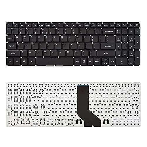 SUNMALL Replacement Keyboard Compatible with Acer Aspire 3 A315-21 A315-31 A315-32 A315-33 A315-41 A315-51 A315-53 A315-54 Aspire 5 A515-51 A515-52 A715-71 A715-72G Black No Backlit