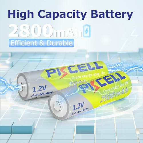 Baterías recargables AA PKCELL 1.2V 2800mAh x6 miniatura 2