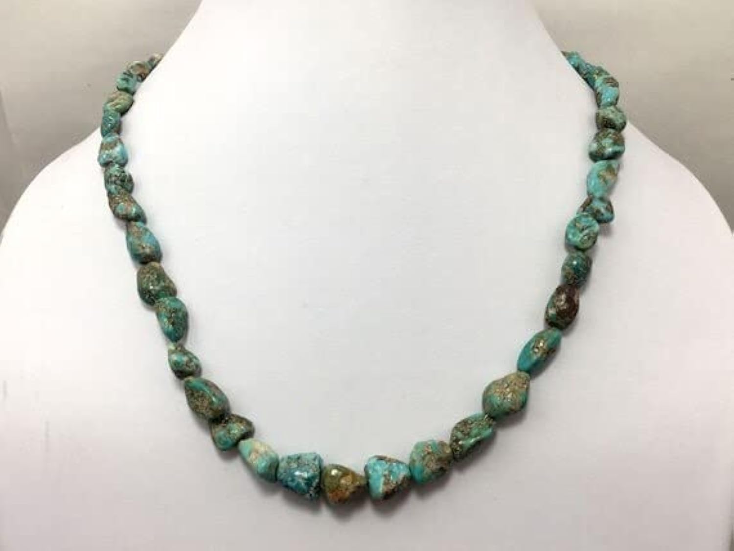 Perles turquoise lisses forme libre pour réparer et personnaliser vos bijoux