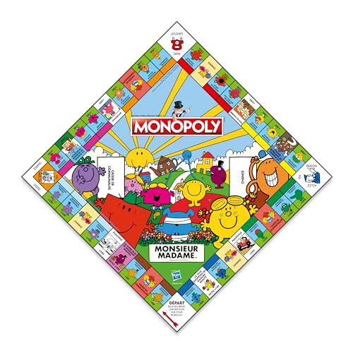 Winning Moves - Monopoly Monsieur Madame - Jeu de société - Jeu de plateau - A partir de 8 ans - 2 à 6 joueurs - Version française – Image 4