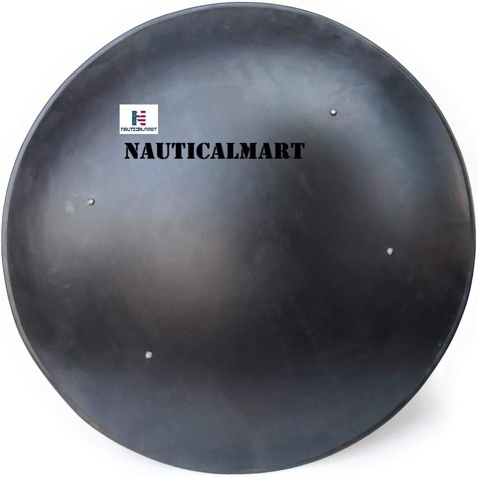 Blank Round Shield - Custom 16 Gauge Steel Battle Ready - Natural