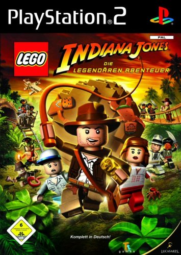 LucasArts LEGO Indiana Jones - Juego (PS2, DEU) Cover