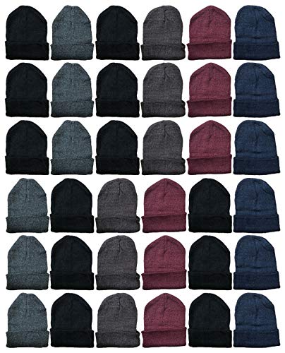 Image of Yacht & Smith Winter Beanies & Gloves For Men & Women, Warm Thermal Cold Resistant Bulk Packs