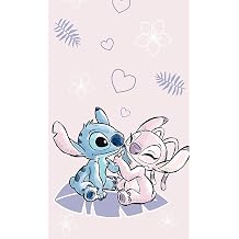 Jerry Fabrics Disney Lilo and Stitch Beach Bathroom Sport Holiday Towel For Kids, Children Pink